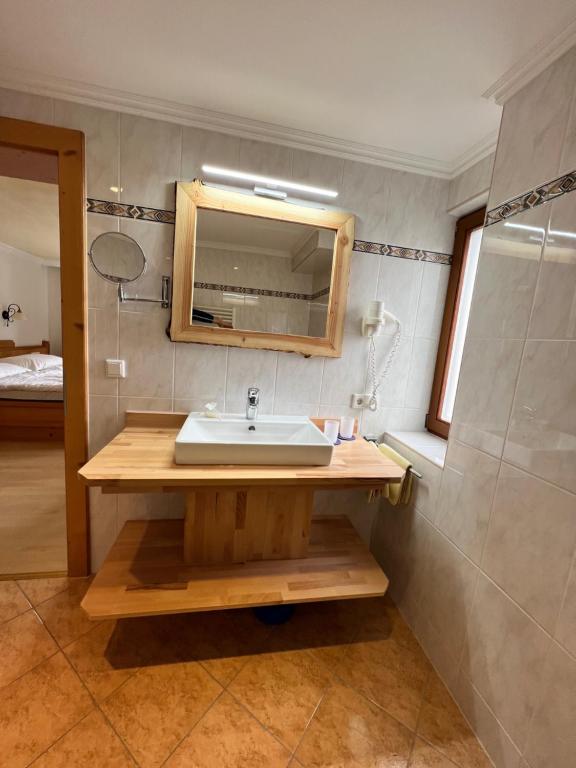 Koupelna v ubytování Landhaus Gemsenblick