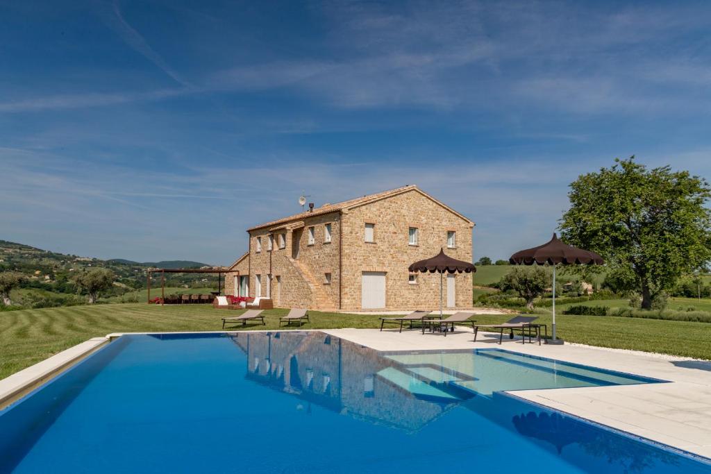 The swimming pool at or close to Casale Mignola