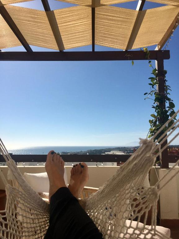 Balkón nebo terasa v ubytování Alquiler casa veraneo Málaga Valleniza