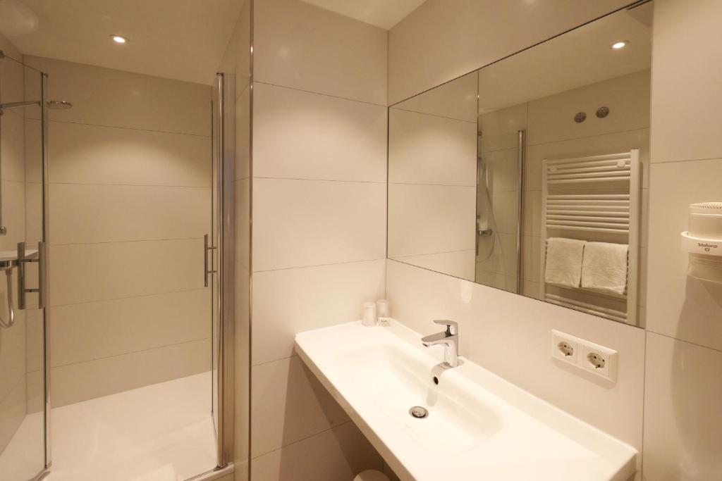 Koupelna v ubytování Hotel Gasthof Jägerstüble