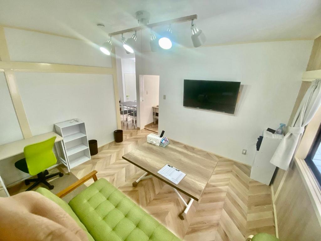 TV a/nebo společenská místnost v ubytování ARS HOTEL Utsunomiya フロア貸切