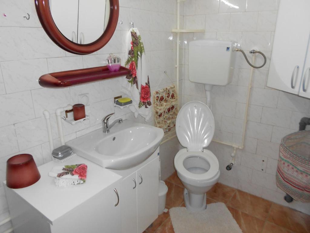 Koupelna v ubytování Apartman "Dom Stankovića"