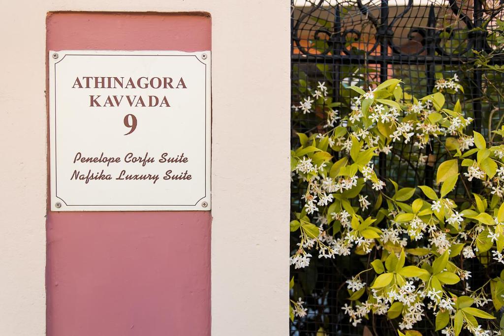 Certifikát, hodnocení, plakát nebo jiný dokument vystavený v ubytování Penelope Corfu Suite