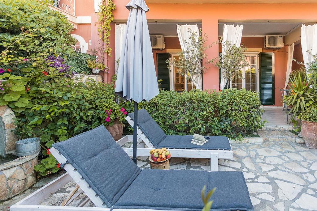 Zahrada ubytování Penelope Corfu Suite