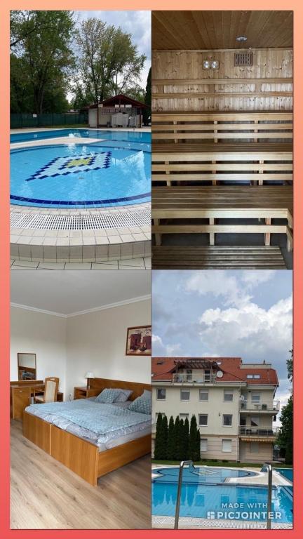 Bazén v ubytovaní Brookforest Apartman alebo v jeho blízkosti