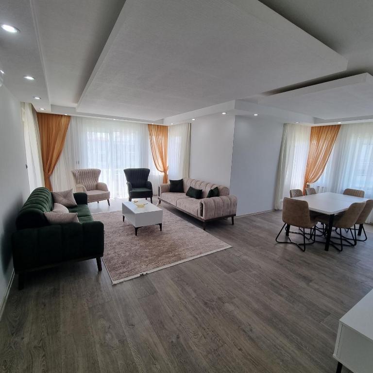 Posezení v ubytování River Park Residence Lara