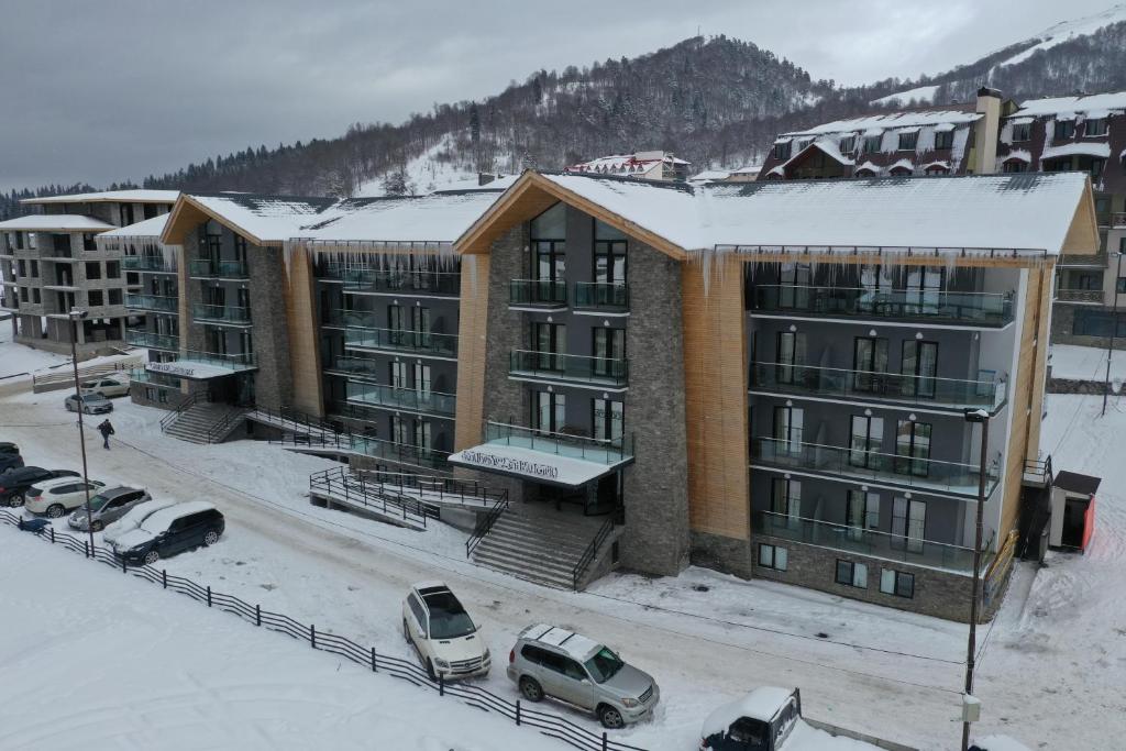 Bakuriani Crystal Resort Apartment v zimě
