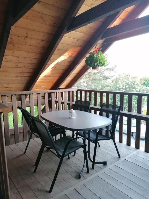 Balkón nebo terasa v ubytování Pokoje Gościnne Sandomingo