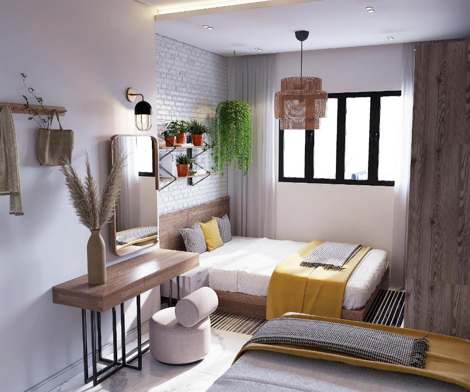 Posezení v ubytování Marina Resort New Alamein By Seven Seasons