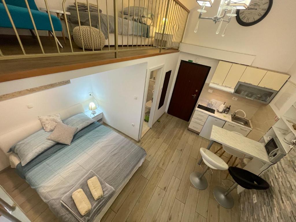 Posteľ alebo postele v izbe v ubytovaní ST-Gallery Apartment