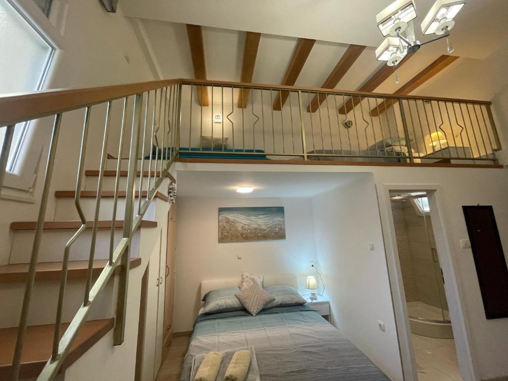 Posteľ alebo postele v izbe v ubytovaní ST-Gallery Apartment