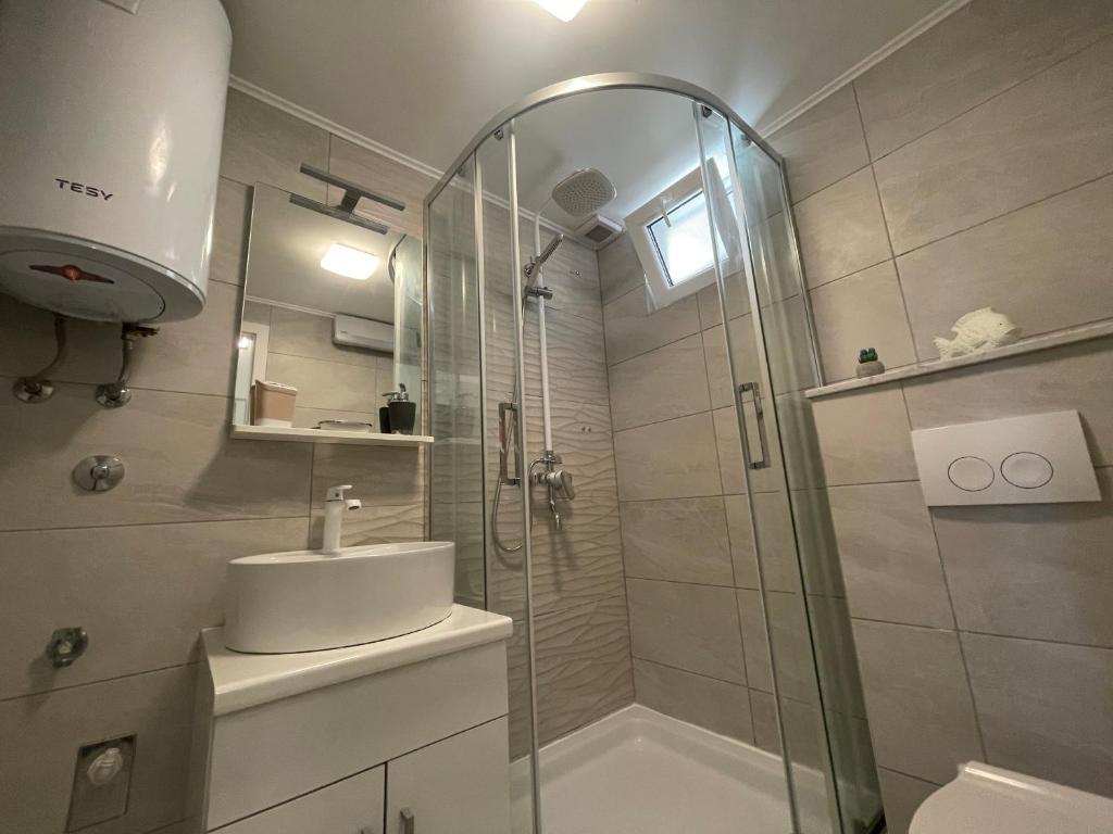 Kúpeľňa v ubytovaní ST-Gallery Apartment