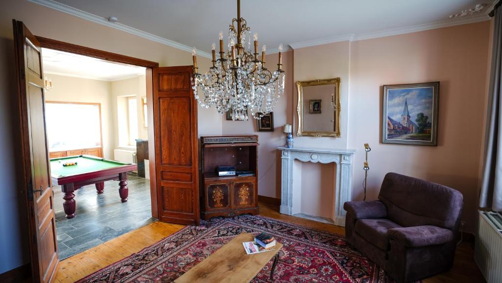 Posezení v ubytování Villa Corthals