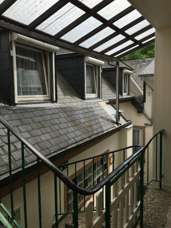Balkón nebo terasa v ubytování Bed & Breakfast du Château