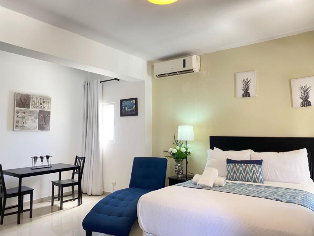 Postel nebo postele na pokoji v ubytování RIG Casa Conde