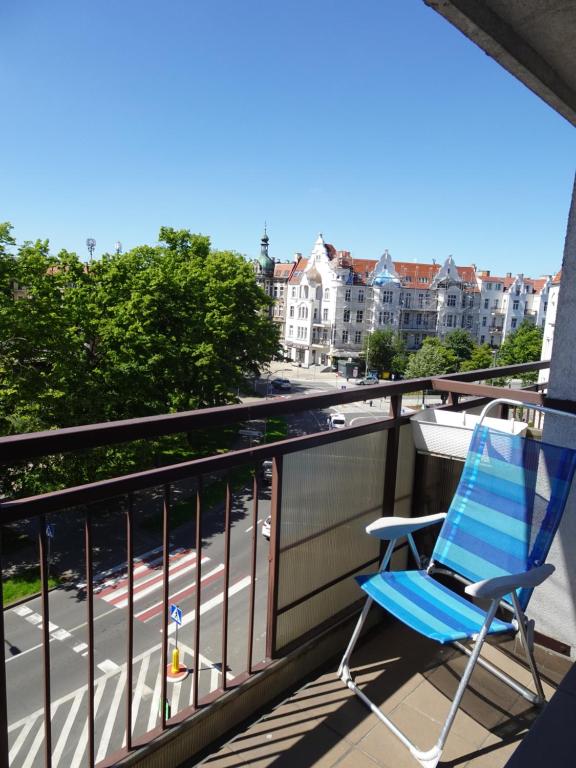 Balkón nebo terasa v ubytování GRUNWALD APARTMENTS