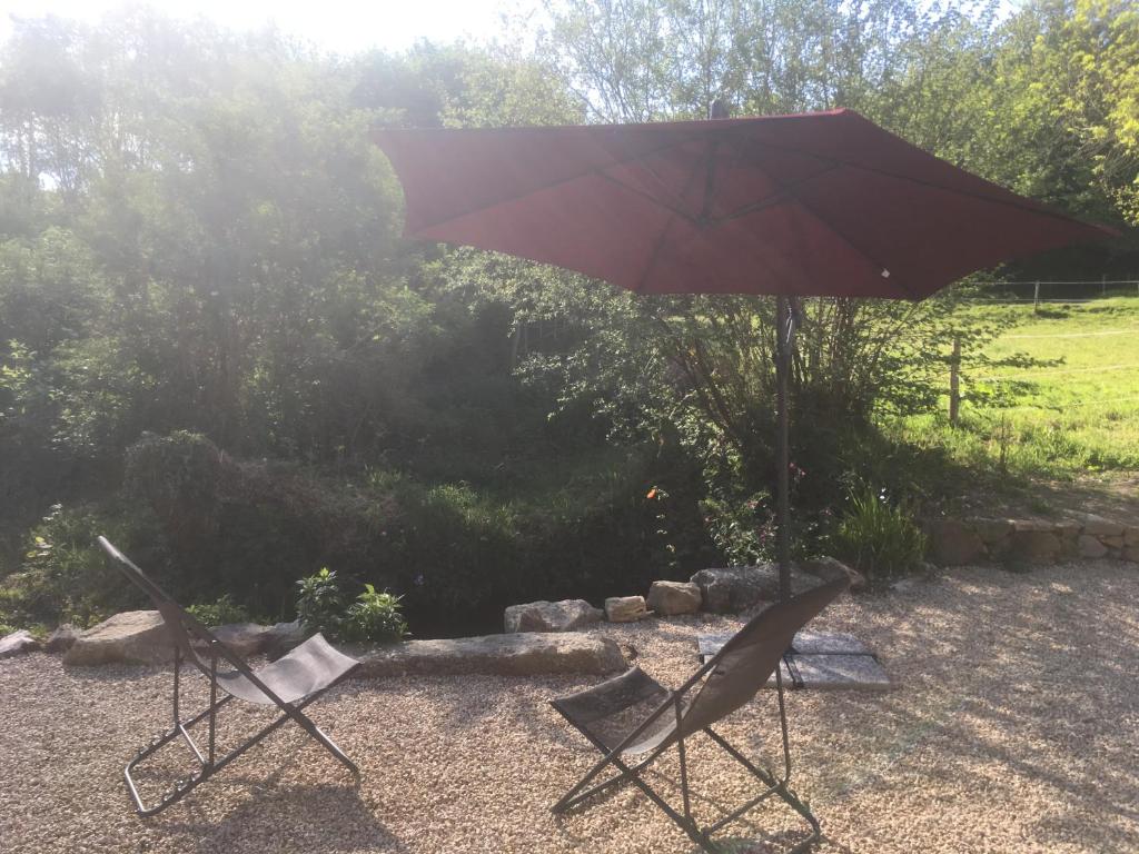 Ogród w obiekcie Gîte du moulin vert
