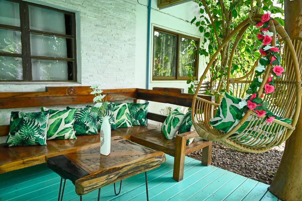 Posezení v ubytování Hare Nua Hotel Boutique