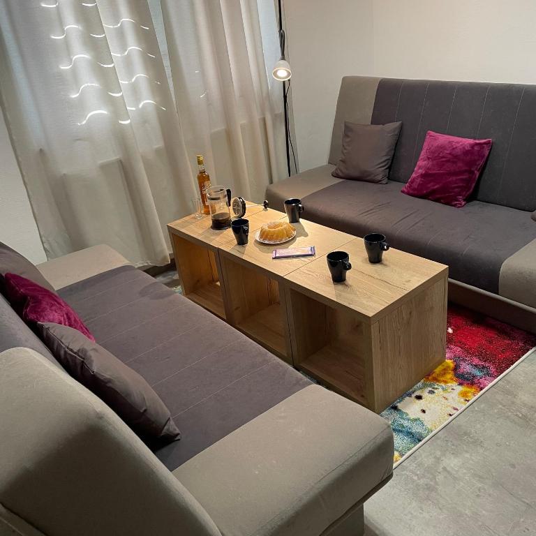 Posezení v ubytování Jeseníky Apartmán číslo 5