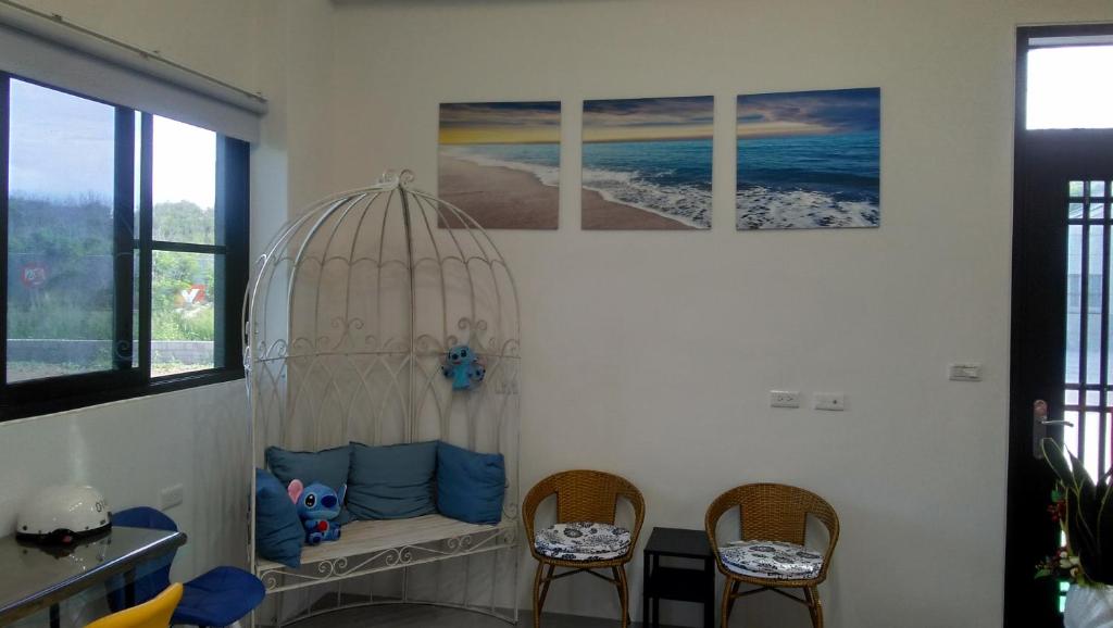 Posezení v ubytování Chikubi Homestay