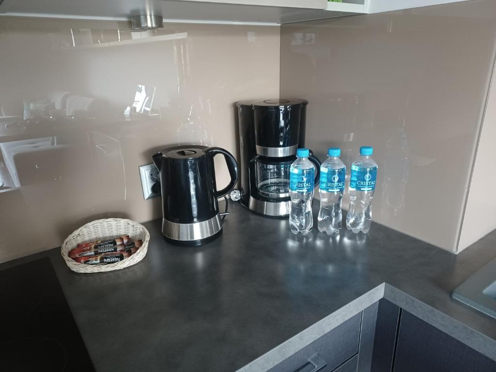 Kuchyňa alebo kuchynka v ubytovaní Apartament z widokiem na morze