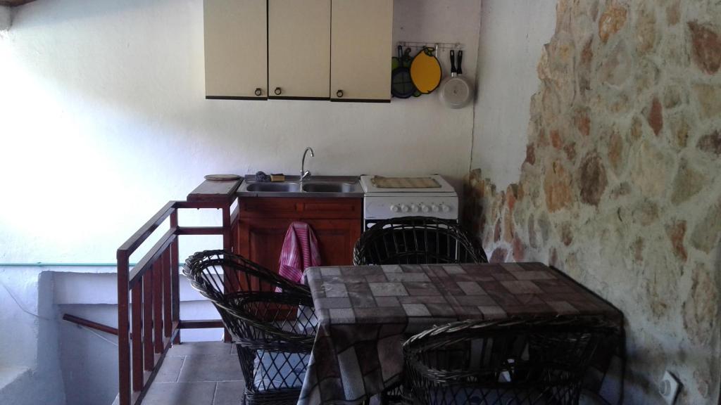 Kuchyň nebo kuchyňský kout v ubytování Holiday home