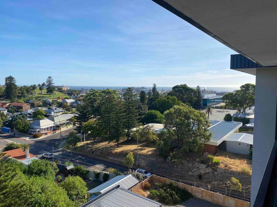 an aerial view of a city with houses and a street at A Little Slice of Fremantle One Bedroom Character Apartment in Fremantle