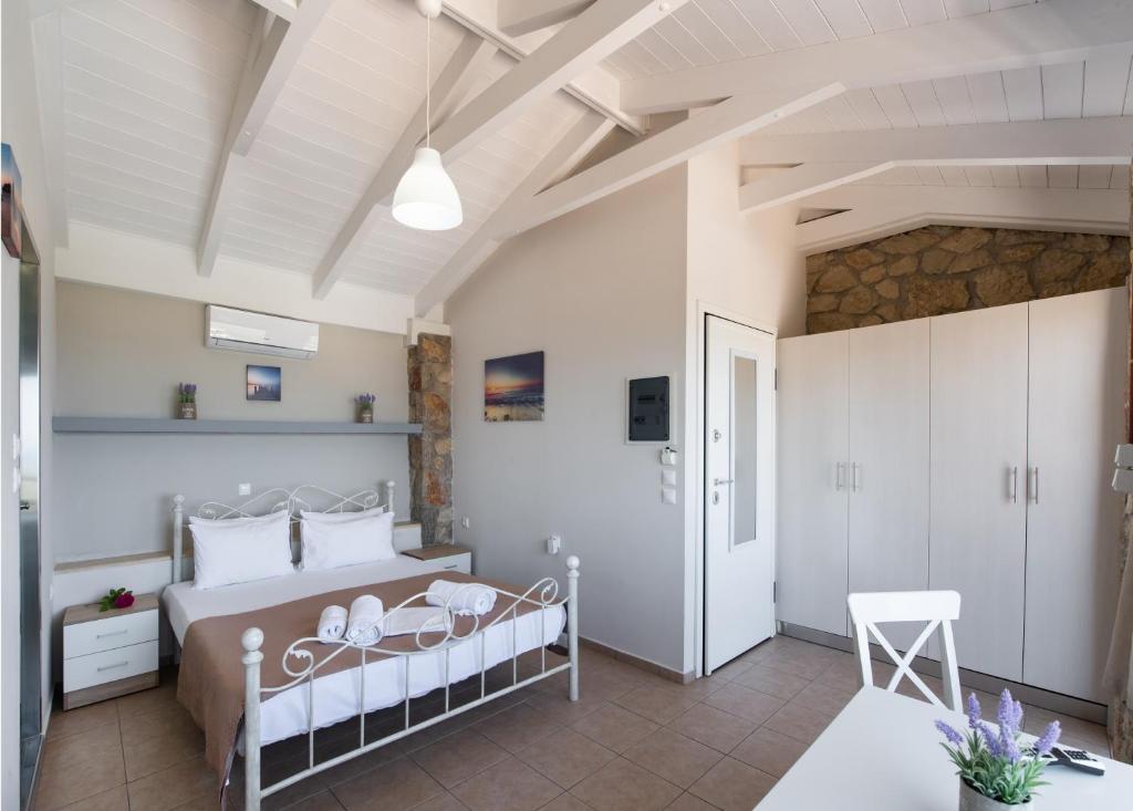 Posteľ alebo postele v izbe v ubytovaní Silencio Villas