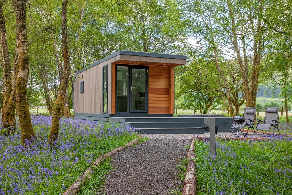 Zahrada ubytování Ewe pod, luxury glamping pod with hot tub, Croft4glamping
