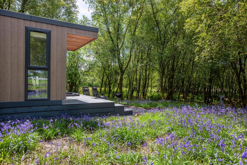 Zahrada ubytování Ewe pod, luxury glamping pod with hot tub, Croft4glamping
