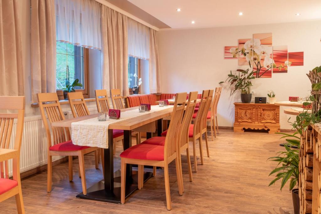 Posezení v ubytování Frühstückspension Seeblick