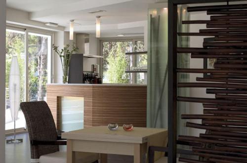 A kitchen or kitchenette at Hotel Anapaya