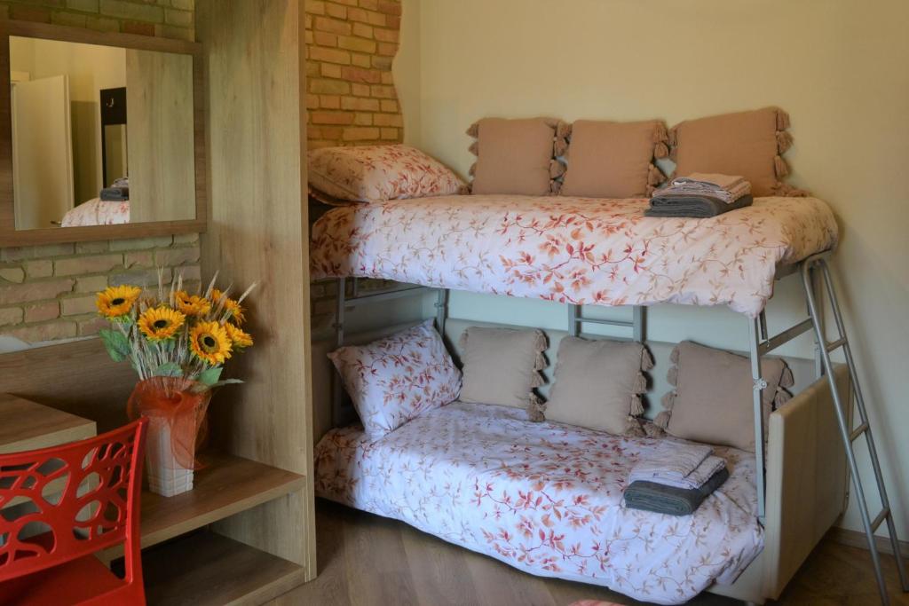 Posteľ alebo postele v izbe v ubytovaní Elegante Casa Mafalda con vista