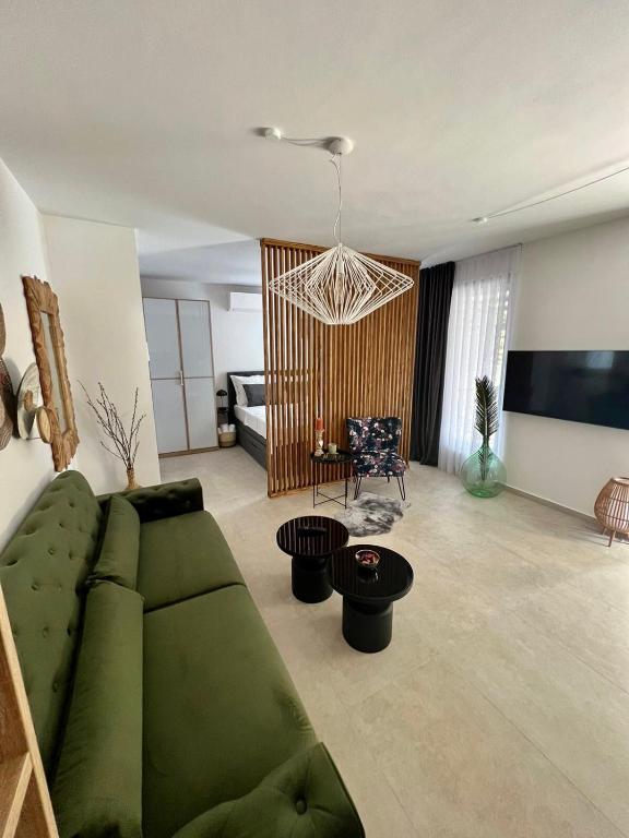 Część wypoczynkowa w obiekcie Apartmani CUBE A