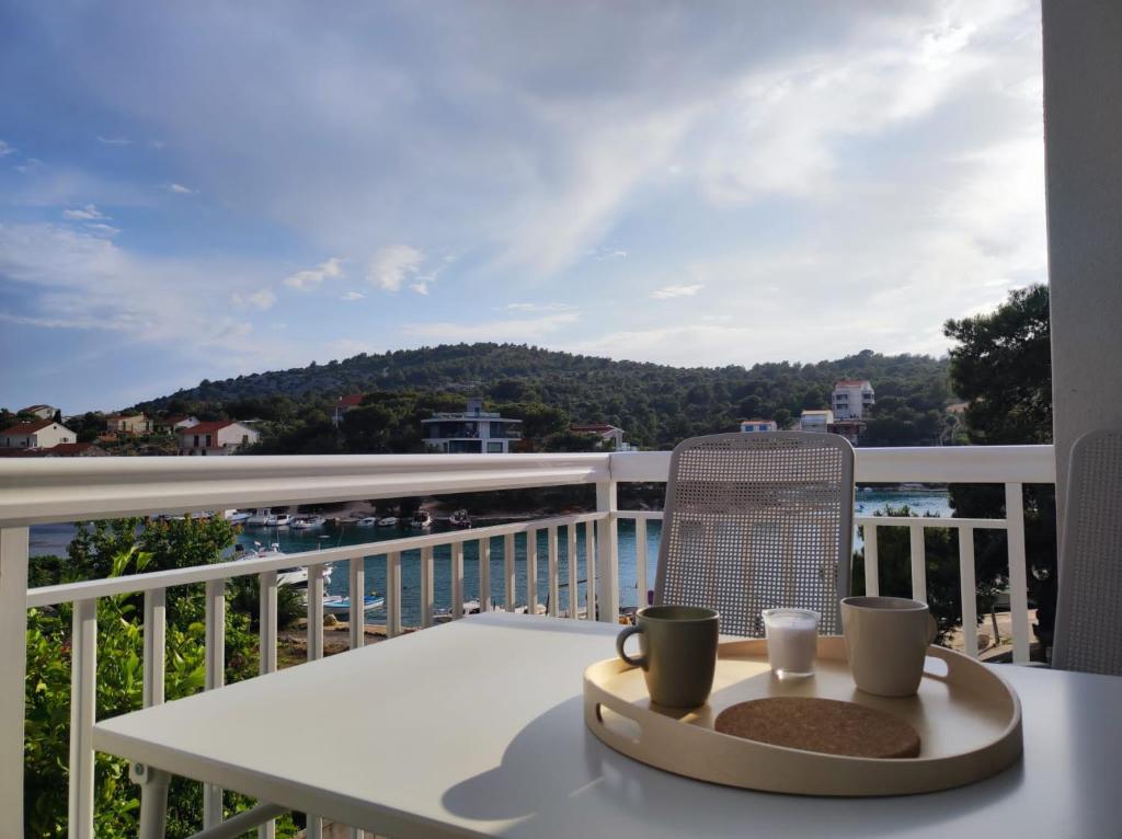 Balkoni atau teres di Apartmani Rak