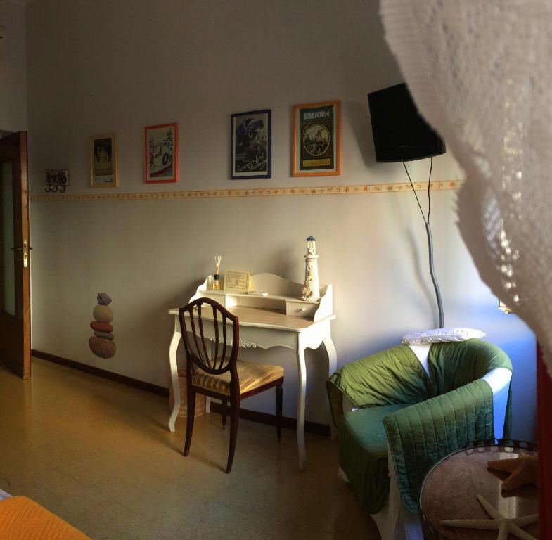 Posezení v ubytování B&B Borgomarino