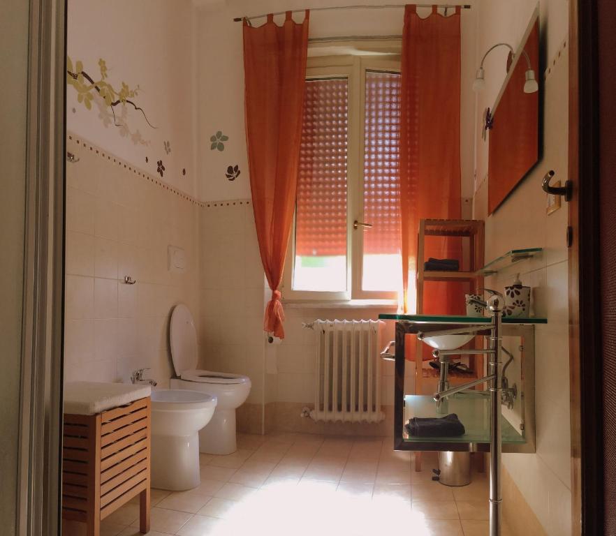 Koupelna v ubytování B&B Borgomarino