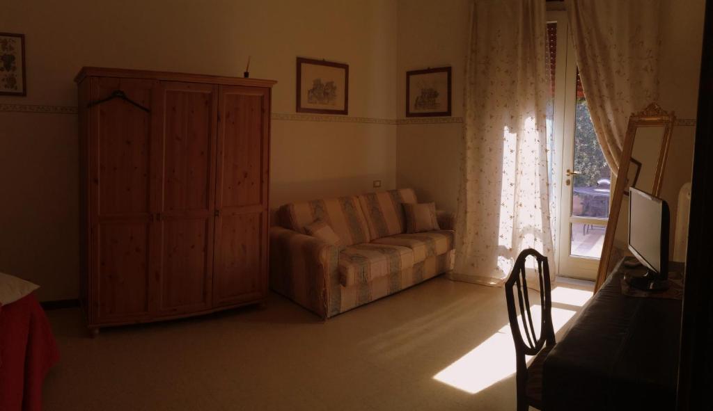 Posezení v ubytování B&B Borgomarino