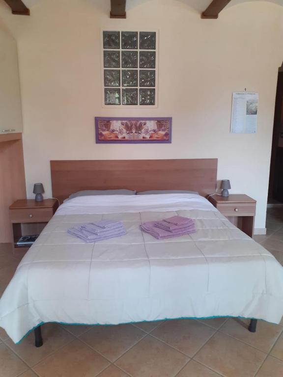 A bed or beds in a room at B&B Bertaina Mauro