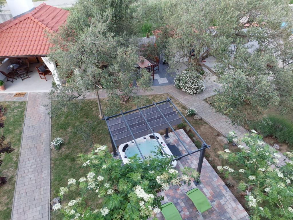 Zahrada ubytování Apartments RELAX 1