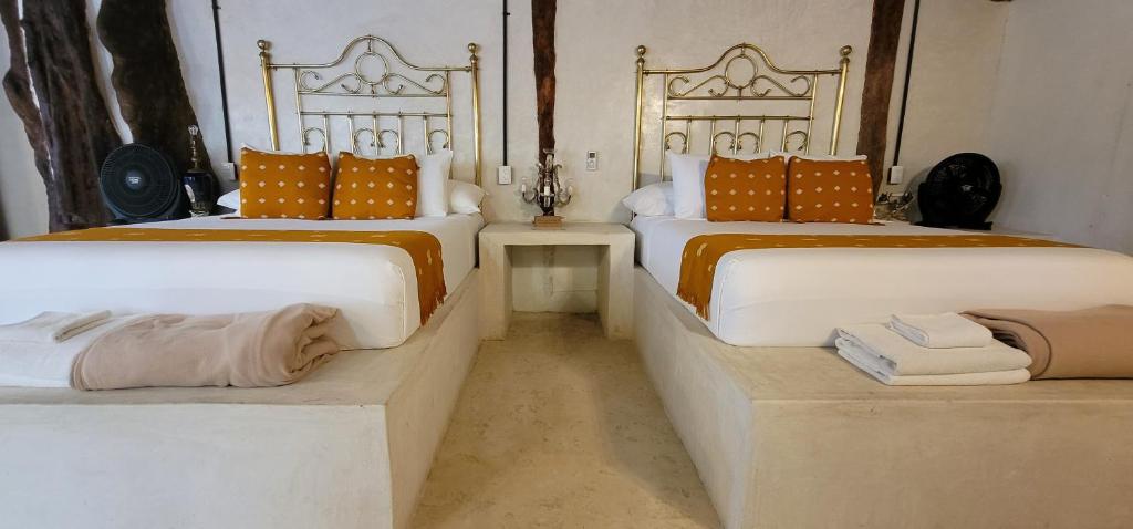 Casa Ambar Hotel & Boutique - Party Side Tulum - Familienzimmer Mit Gartenblick