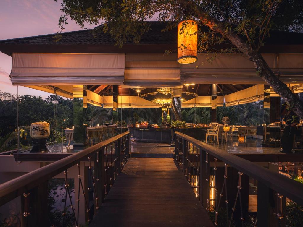 Das Gebäude in dem sich das Resort befindet