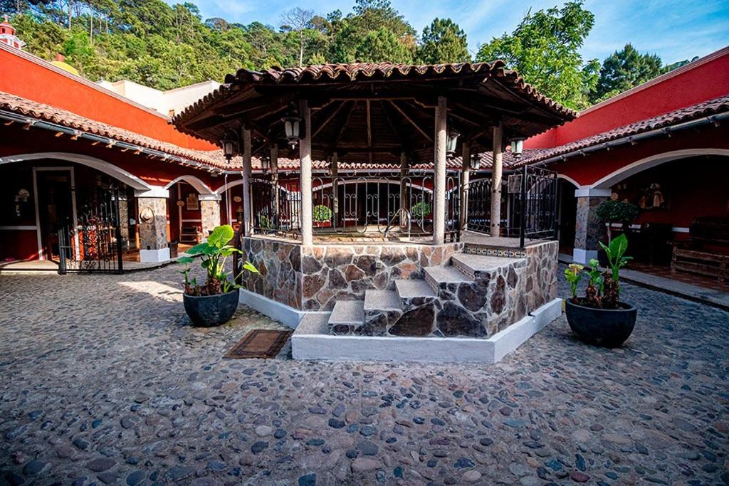 Zahrada ubytování Hotel Boutique Hacienda Caudillos