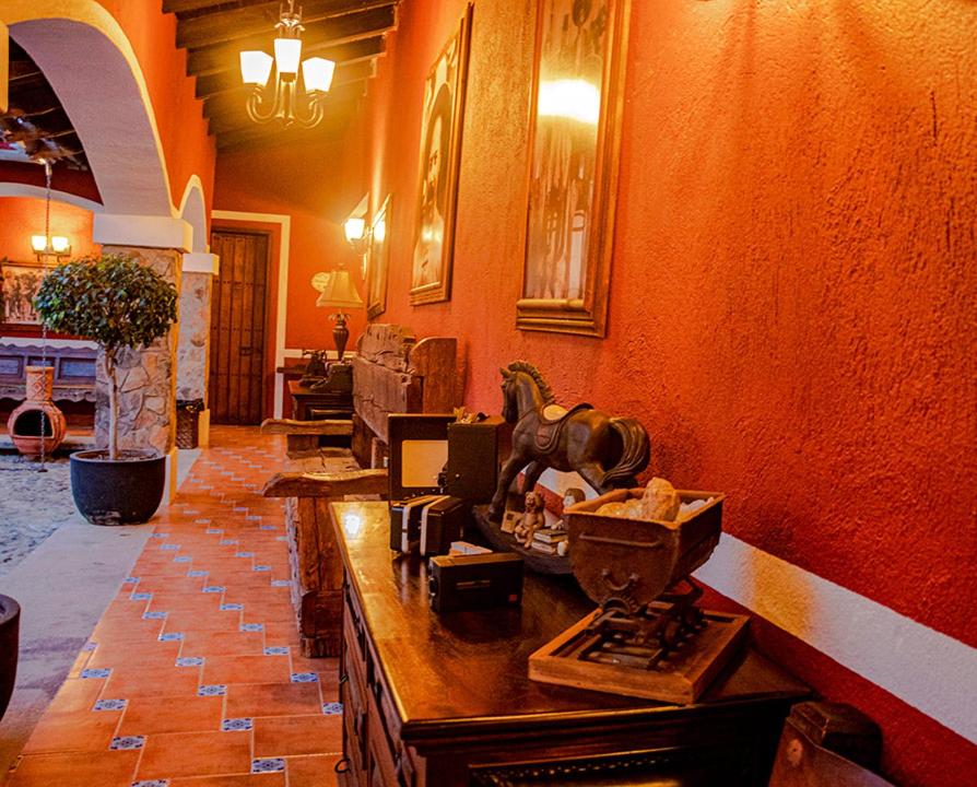 Posezení v ubytování Hotel Boutique Hacienda Caudillos
