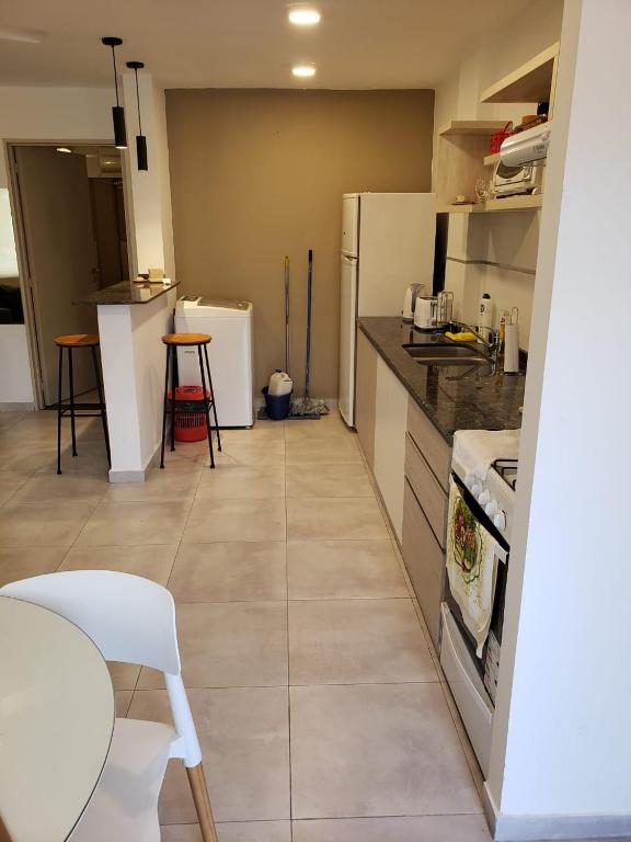 Kuchyň nebo kuchyňský kout v ubytování Ganesha Abasto Apartments