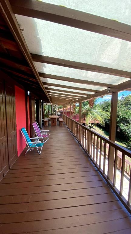Balkón nebo terasa v ubytování Condomínio Eco Resort Lençóis