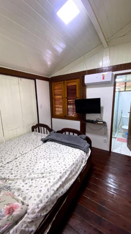 Postel nebo postele na pokoji v ubytování Condomínio Eco Resort Lençóis