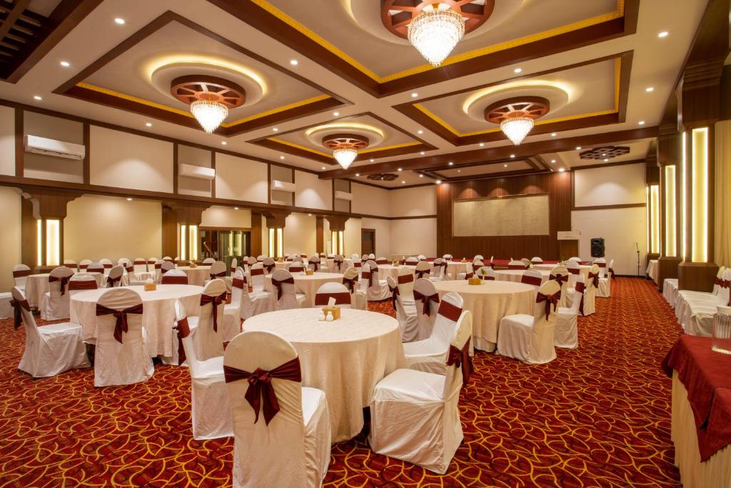 Restaurace v ubytování Siddhartha Boutique Hotel, Boudha