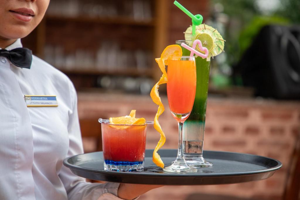Nápoje v ubytování Siddhartha Boutique Hotel, Boudha