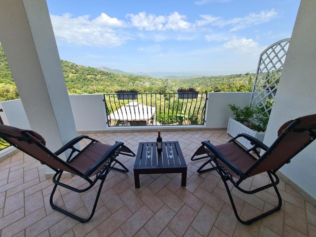 Balkon lub taras w obiekcie B&B Tiscali